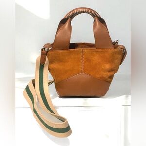 Leather & Suede Mini Zip Tote
Banana Republic.